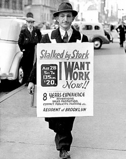 Depression Era Job Seeker