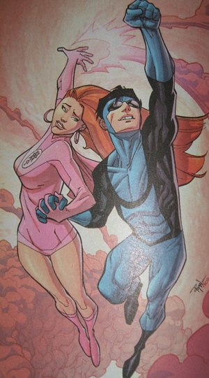 Invincible and Atom Eve