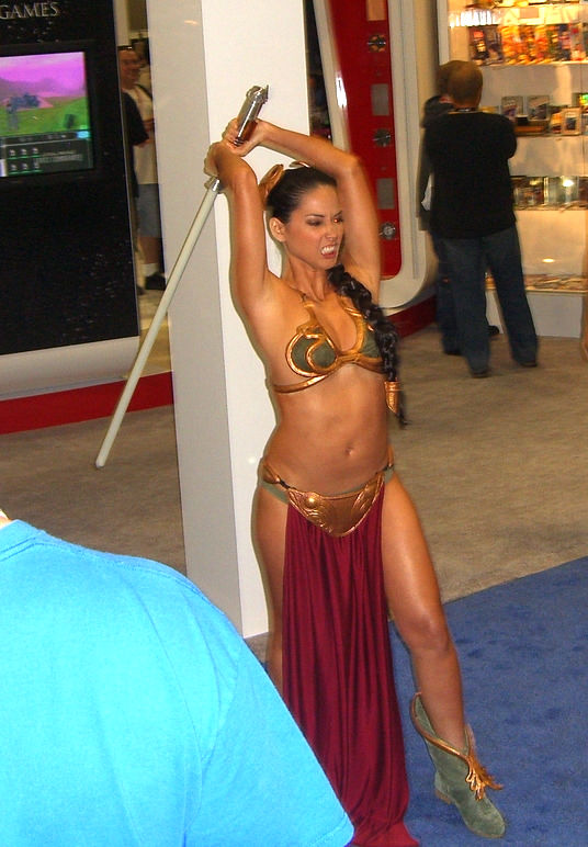 Olivia Munn Slave Leia