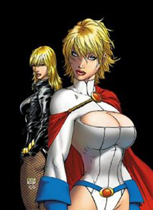 Power Girl and her friends