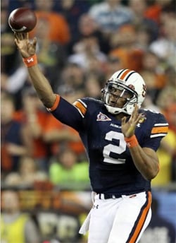 Cam Newton helps the Auburn Tigers defeat the Oregon Ducks