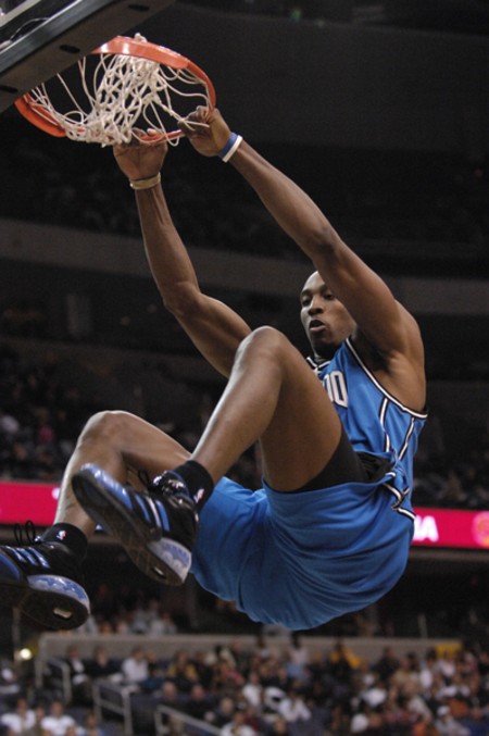 chris paul dunking on dwight howard. what Howard shoots from