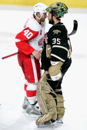 Henrik Zetterberg and Marty Turco