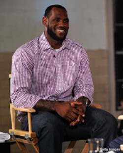 LeBron James chooses the Miami Heat