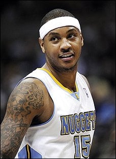 Carmelo Anthony waiting to be traded