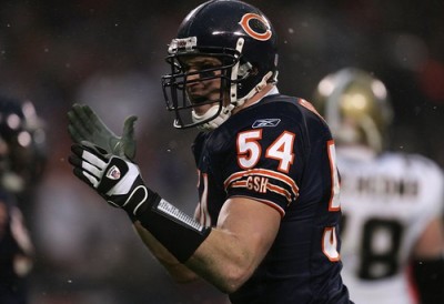 Brian Urlacher of the Chicago Bears