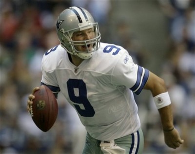 Tony Romo leads the Dallas Cowboys