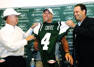 Brett Favre brings hope to the New York Jets