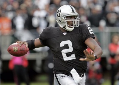 JaMarcus Russell hopes to live up to the Oakland Raiders expectations