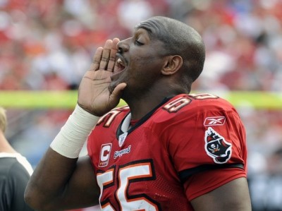 Derrick Brooks of the Tampa Bay Buccaneers