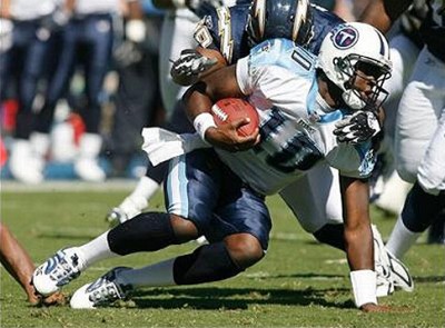 Vince Young of the Tennessee Titans