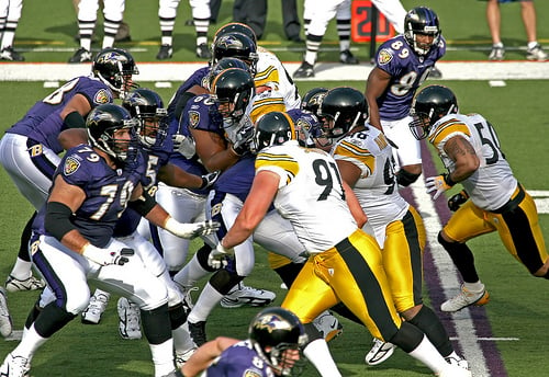 Baltimore Ravens versus Pittsburgh Steelers will be rough