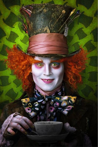 Johnny Depp as the Mad Hatter