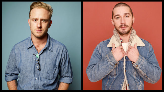 Ben Foster and Shia LaBeouf