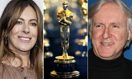 Kathryn Bigelow and James Cameron