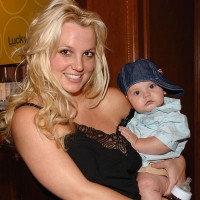 Britney Spears with son