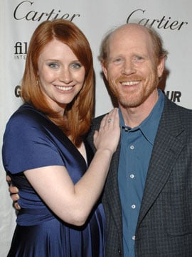 Bryce Dallas Howard with her father