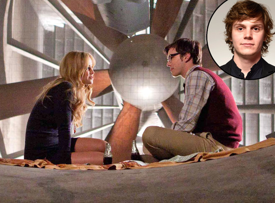 'X-Men: First Class' with Evan Peters inset