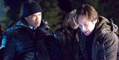 X-Files Movie, Duchovny and Xzibit'