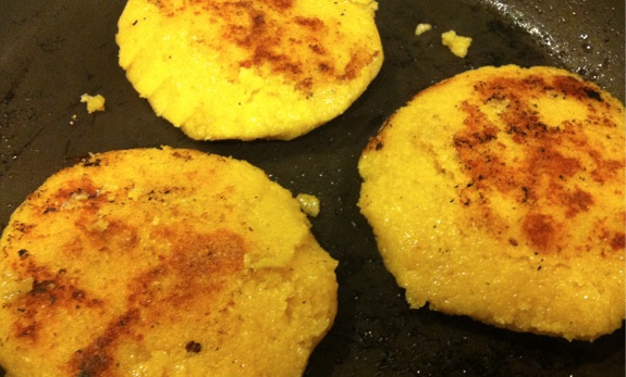 Polenta cakes recipe