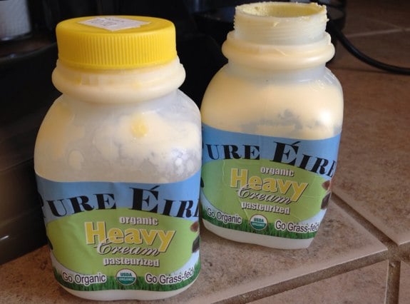 Pure Eire organic heavy cream