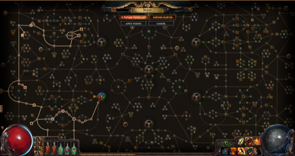 Path of exile skill grid