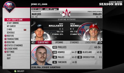 MLB Manager screenshot