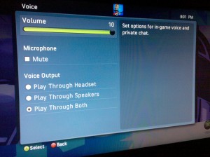 Xbox 360 Speaker Options