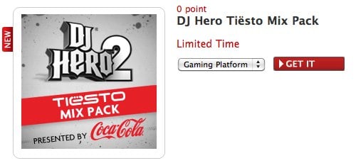 dj hero 2 tiesto mix pack