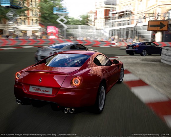 Gran Turismo 5 is causing some controversy in the beautiful Italian city of