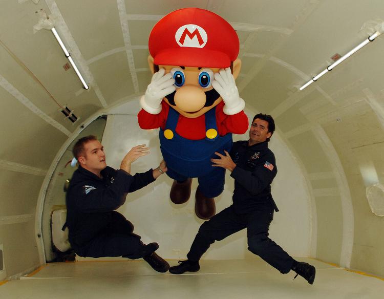 Mario in Zero G