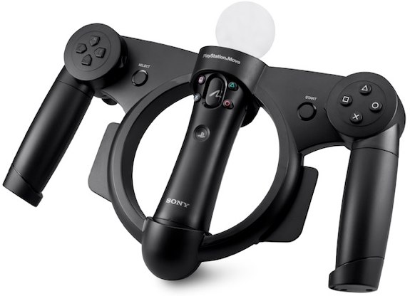 Playstation Move racing wheel