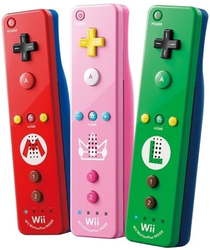 Princess Peach Wii remote plus