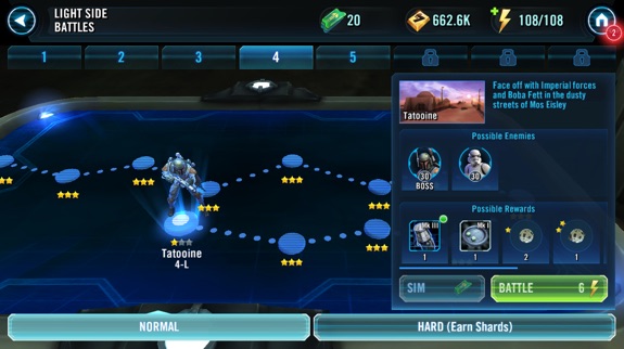 Star Wars Galaxy of Heroes iphone