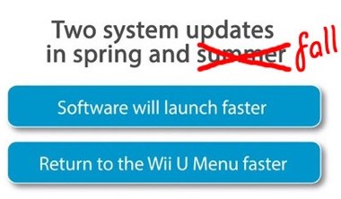 Wii U SPeed update fall