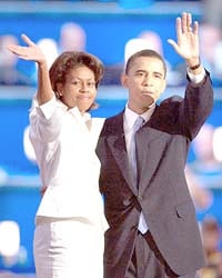 Michelle and Barack Obama