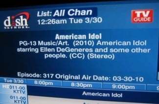 American Idol on Dish Network