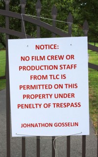 Jon Gosselin sign