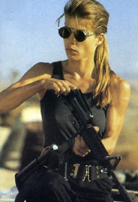 Linda Hamilton as Sarah Connor