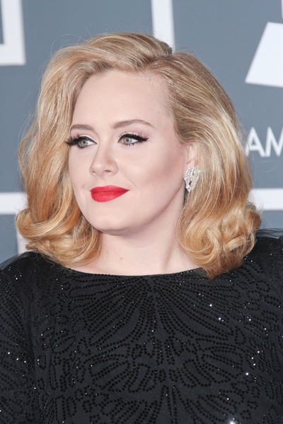 Adele at this year's Grammys