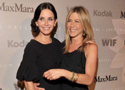 Courteney Cox and Jennifer Aniston