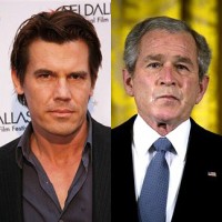 Josh Brolin and George W. Bush