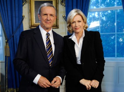 Charles Gibson and Diane Sawyer