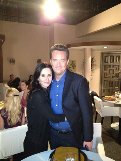 Courteney Cox and Matthew Perry