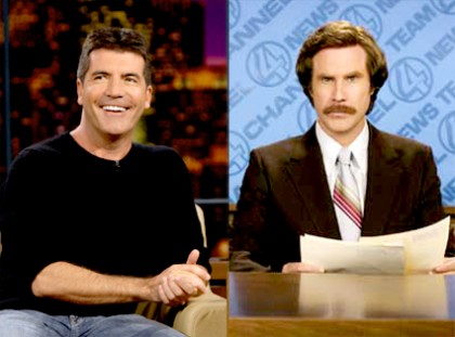 Simon Cowell and Will Ferrell