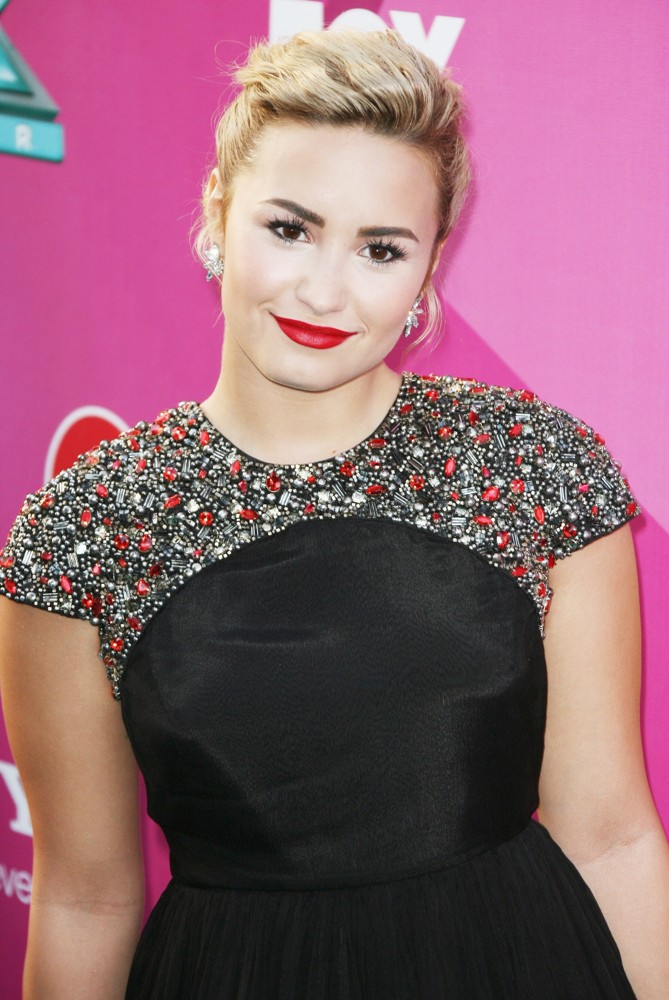 Demi Lovato at 'The X Factor' premiere