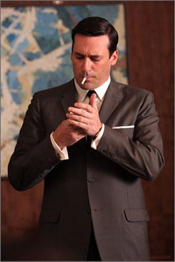 jon hamm mad men smoking