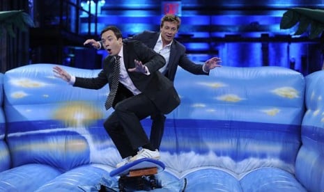 Jimmy Fallon and Simon Baker