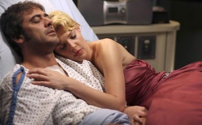 Izzie and Denny on Grey's Anatomy