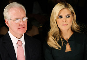 Tim Gunn and Heidi Klum